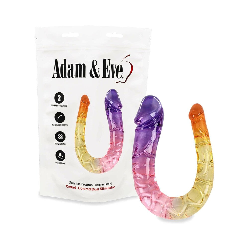 Adam & Eve Sunrise Dreams Double Dong (Bag)