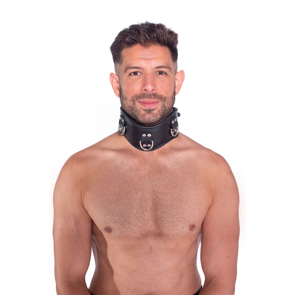 Prowler RED Leather Posture Collar L-XL